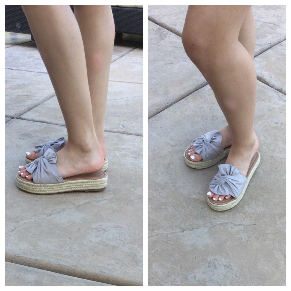 SUMMER CLEARANCE-FIRM‼️Espadrille Slip On’s-Gray - Picture 4 of 5